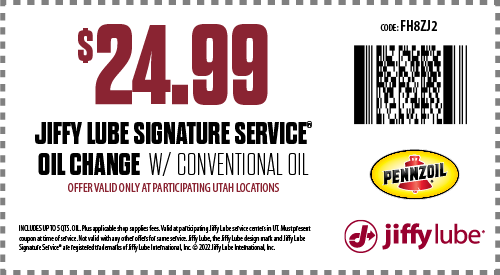 Jiffy Lube Oil Change Coupon